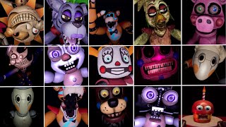 Five Nights at Freddys Help Wanted 2  ALL Jumpscares Animations PS5 PSVR2 4K [upl. by Mays]