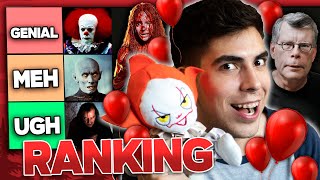 ¡HAGO LA TIER LIST DE STEPHEN KING  Caja de Películas [upl. by Alger545]