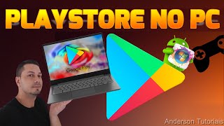 🟢Como Baixar PLAY STORE Para PC 2023  Instalar GOOGLE PLAY no Mac WINDOWS 7 8 10 11 Atualizado [upl. by Wilton]