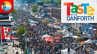 Taste Of Danforth Toronto Street Festival Saturday August 12 2023 [upl. by Eihtur]