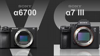 Sony alpha a6700 vs Sony alpha a7 III [upl. by Lavotsirc]