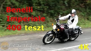 Benelli Imperiale 400 teszt egy igazi különlegesség  Onroadhu [upl. by Hcahsem]