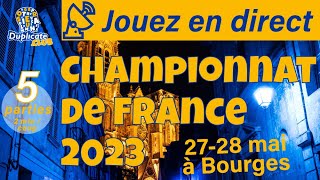 📡🏆 Scrabble Duplicate  Championnat de France Individuel 2023 à Bourges 2728 mai 2 partie 15 [upl. by Eedoj]