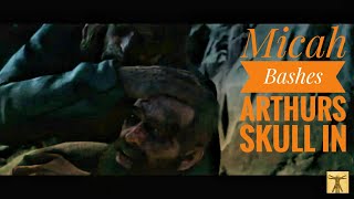 Micah Bashes Arthurs Skull  2 Alternate Endings In Red Dead Redemption 2 [upl. by Lundberg]