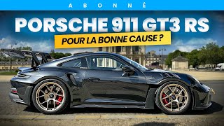 Porsche 911 GT3 RS  une 992 GT3 RS pour la bonne cause [upl. by Bergwall]