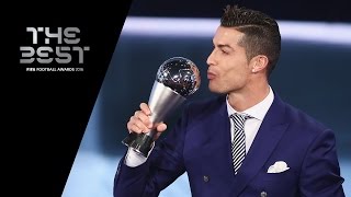 THE BEST FIFA MENS PLAYER 2016  Cristiano Ronaldo WINNER [upl. by Fleurette]