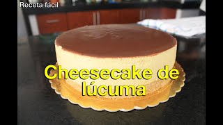 Cheesecake de lúcuma SIN HORNO  D Jesús [upl. by Nueoht]