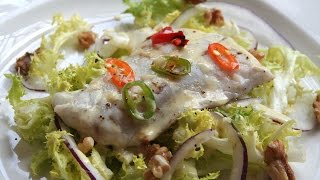 Corvina with endive salad [upl. by Andryc]