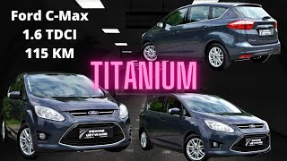 SPRZEDANY‼️PREZENTACJA FORD CMAX  TITANIUM  16 TDCI 115 KM  TEST  pewneafcars [upl. by Gombach]