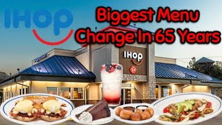 IHOP’s New Spring  Summer Menu Biggest Change In 65 Years [upl. by Harbert]