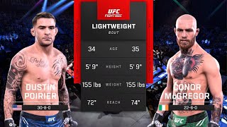 POIRIER VS MCGREGOR 4 [upl. by Hallsy]