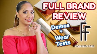 FASHION FAIR  Full Brand Review  Foundations ★ Powders ★ Primer ★ Lipsticks [upl. by Chaudoin]