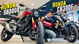 2024 Honda CB 300R Vs Honda CB 300F Detailed Comparison  Which One is Best For You [upl. by Thacher]