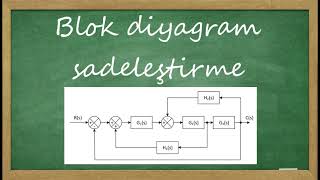 Blok diyagram sadeleştirme örnek [upl. by Ioves]