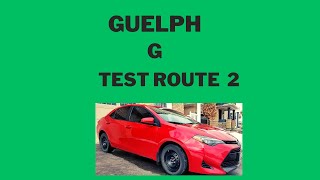 Guelph G Test Route 2 Mock Test [upl. by Epillihp926]