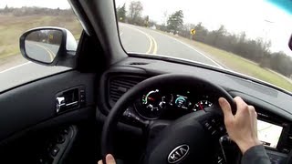 2012 Kia Optima Hybrid  WR TV POV Test Drive [upl. by Bresee]