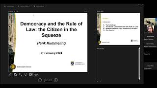 Seminar A citizen’s perspective on the rule of law  Democracy and elections in South Africa [upl. by Eceinwahs326]