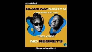 Blackway x Nasty C  No Regret  freebeat instrumental hook Trap Rap Amapiano South Africa free beat [upl. by Annaillil411]