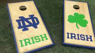 Make Easy and FANCY Cornhole Boards  How to Build [upl. by Paz]