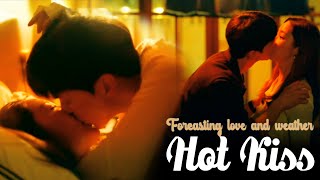 Forecasting Love and Weather Hot Kiss👨‍❤️‍💋‍👨 Bed Scene ☺ [upl. by Arissa]