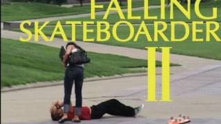 Public Pranks The Falling Skateboarder 2 [upl. by Adnam]