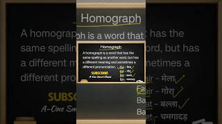 Homograph Definehomograph Examplesofhomograph [upl. by Dlared]