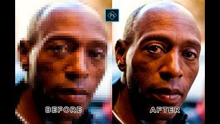 How To Depixelate and Sharpen Images in Adobe Photoshop CC [upl. by Stoneman]