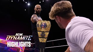 Highlights from Dynamite  10824 AEW Title Tuesday [upl. by Ithnan]