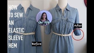 DIY EASY 5 MINUTES SLEEVES ALTERATIONS  SEWING FOR BEGINNERS [upl. by Anerres]