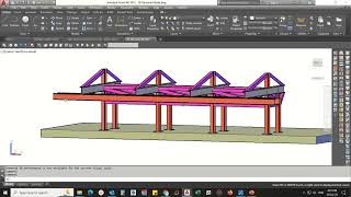 Monorail of IBeam in AutoCAD 3D Model II Design Solutions [upl. by Rois]