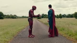 Flash vs Superman Apostando corrida Dublado Liga da Justiça 2017 [upl. by Ner829]