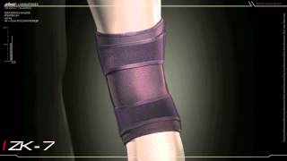 Genouillère ZAMST ZK7  protection des ligaments croisés [upl. by Acnairb]