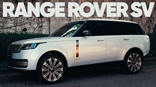 O MELHOR SUV PARA LONGAS VIAGENS TUDO SOBRE O RANGE ROVER SV [upl. by Llemij]