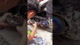 CVT cleaning Honda Beat [upl. by Auqenaj861]