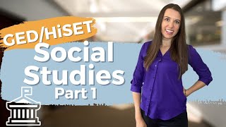 GEDHiSET Social Studies Part 1  Need to Know [upl. by Namyl495]