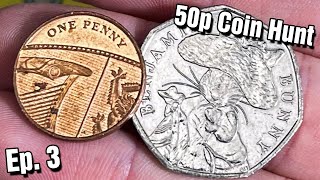 £250 50p Coin Hunt  I have lost 49p  Ep 3 [upl. by Raquela]