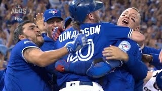 TEXTOR Gm3 Blue Jays score winning run after review [upl. by Ardnassak257]