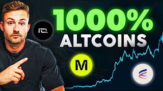 TOP 3 Altcoins To Buy Now BEFORE Crypto Pumps 100x Growth [upl. by Calendre223]