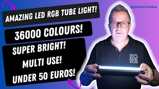 Ulanzi VL110 RGB Ice Tube Light Less Than 50€ Godox TL30 Amaran MT Pro Nanlite PavoTube Alternative [upl. by Ruelu988]