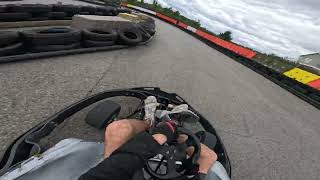 Une course glissante  Karting StZotique session 01 [upl. by Atillertse]