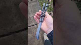 Green Christmas Atropos Demon Flips titanium balisong [upl. by Odnalro75]