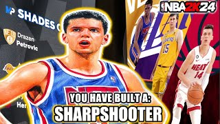 Best PRIME Drazen Petrovic build in NBA 2K24 [upl. by Oetomit]