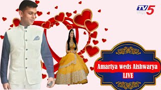 Live  DK Shivakumars Daughter Aishwarya and Amartya Hegde Marriage  TV5 Kannada [upl. by Hermy]