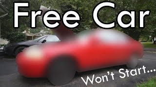 How to Fix a FREE CAR that Cranks but Wont Start [upl. by Jar]