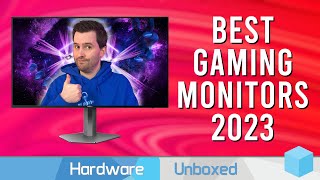 Best Gaming Monitors of 2023 1440p 4K Ultrawide 1080p HDR and Value Picks  November Update [upl. by Eneiluj]