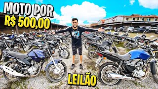 AS MOTOS MAIS BARATAS DE LEILÃO PARA TRABALHAR [upl. by Thirza]