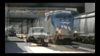 Amtrak California Zephyr in the Reno Trench from Get Trackside by Train Arts of Nevada [upl. by Anrak281]