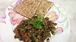 HOW TO MAKE BAMIA OKRA STEW [upl. by Beka]