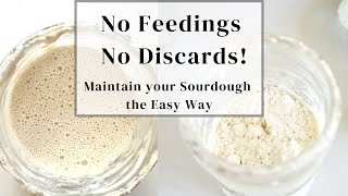 No More Feeding or Discarding Simplify Sourdough Baking Now [upl. by Oznohpla]