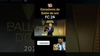 PRONOSTICO DE FC 24 DE LOS GANADORES DEL BALON DE ORO fifa modocarrerajugador modocarrera [upl. by Repsac]